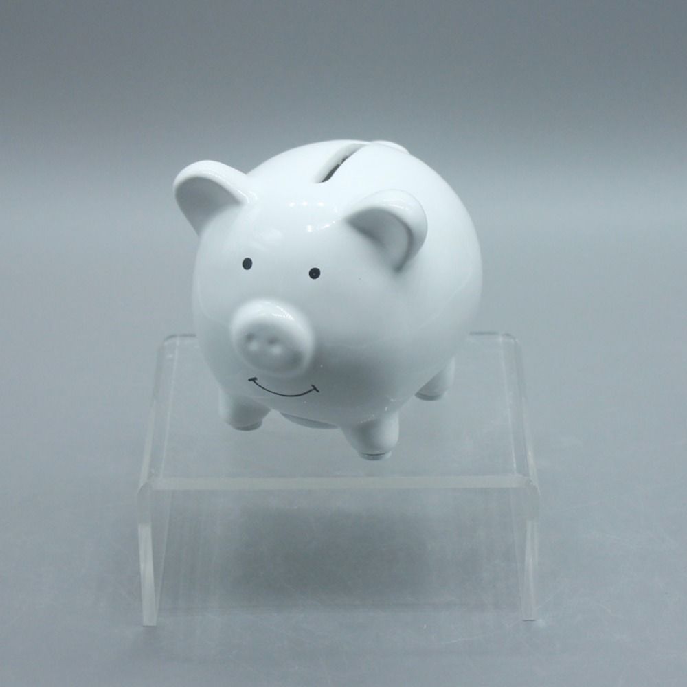 Cartoon Ceramic Piggy Bank Cute Savings Tank Birthday Gift Money Saving Box  for Boys and Girls