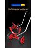 Firefighting Pipeline Handcart: Multifunctional Steel Trailer for Pipe Transport At Construction Sites
