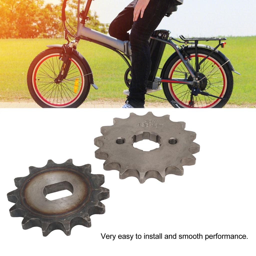 428 16T 20mm Sprocket Carbon Steel 14T 12X17mm H Hole Sprocket Carbon Steel for Engine