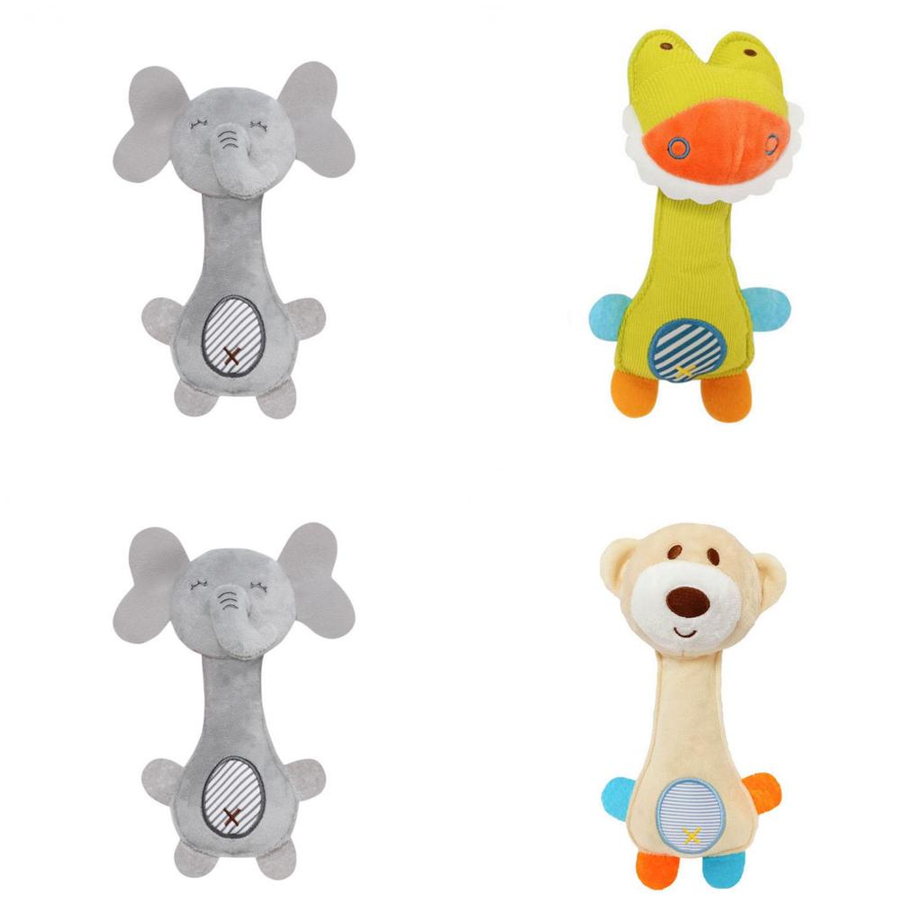 Children's Plush Rattle Stick With Bell Baby Animal Hand Grabbing Stick Soothing Toy Supplier From China