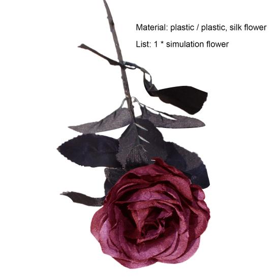 1Pc Smooth Surface Fake Flower Fadeless Plastic Wedding Props Artificial Plant