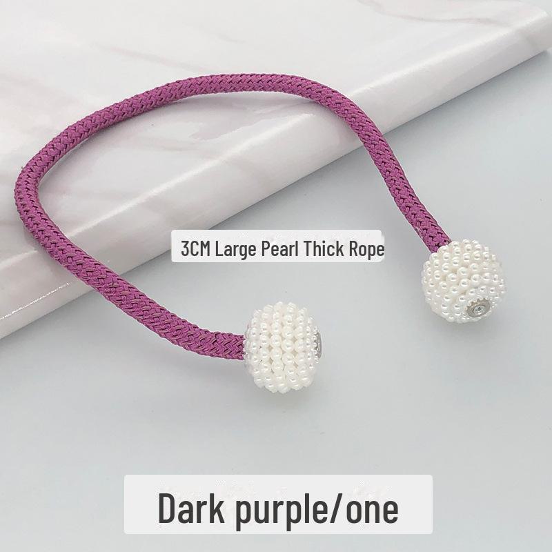 Dicke Seilperle Vorhang Magnetschnalle