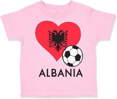 Custom Toddler T-Shirt Albanian Soccer Albania Football Boy Amp; Girl Clothes