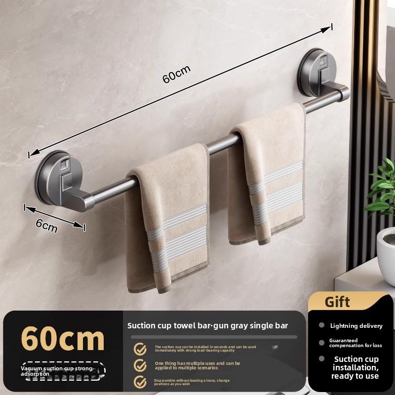 Bathroom Suction Cups Bathroom Towels Non-punching Wall-mounted Shelves