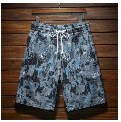Fashion Men's Beach Shorts, Summer Fashion Printed Sports Loose Elastic, Breathable Casual Outdoor Shorts