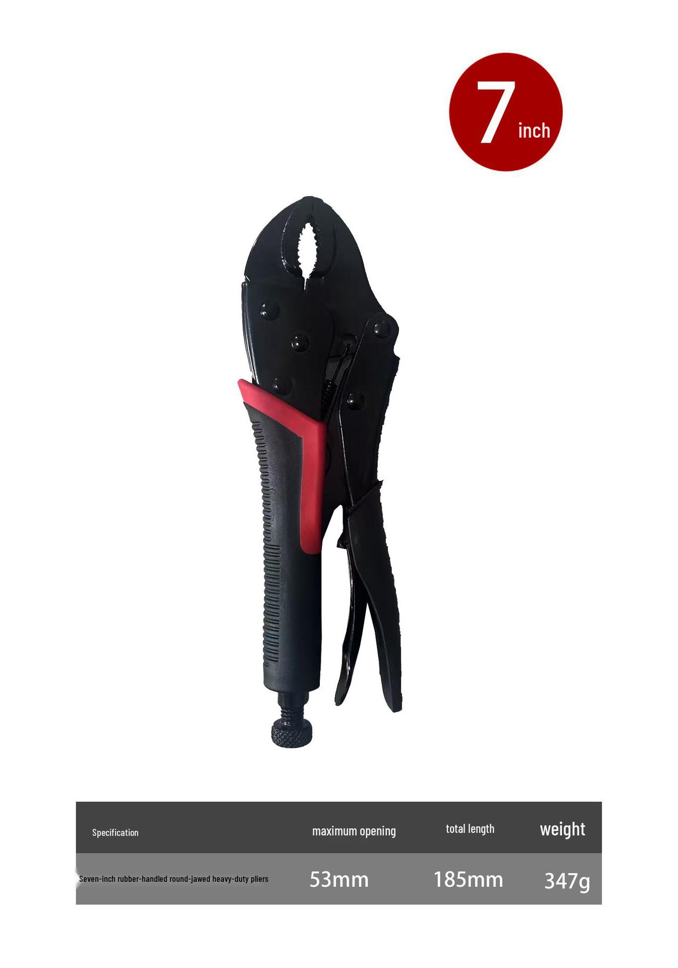 Industrial Grade Multi-functional Pliers with Rust-proof Rubber Handles