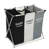 Foldable Laundry Hamper With Oxford Fabric Bins Bedroom Storage - 1/2/3 Compartment Design