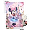 Disney Pearl Art Painting Home Wall Decor Minnie Mouse Pearl Gemstone Painting Picture Crafts Adult/Beginner Gift Creative Home Decor Unframed