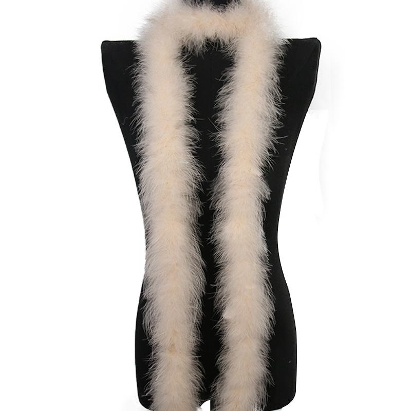 Thickened Encrypted Large Turkey Feather Strips Colored Top Scarves Stage Performance Costume Accessories