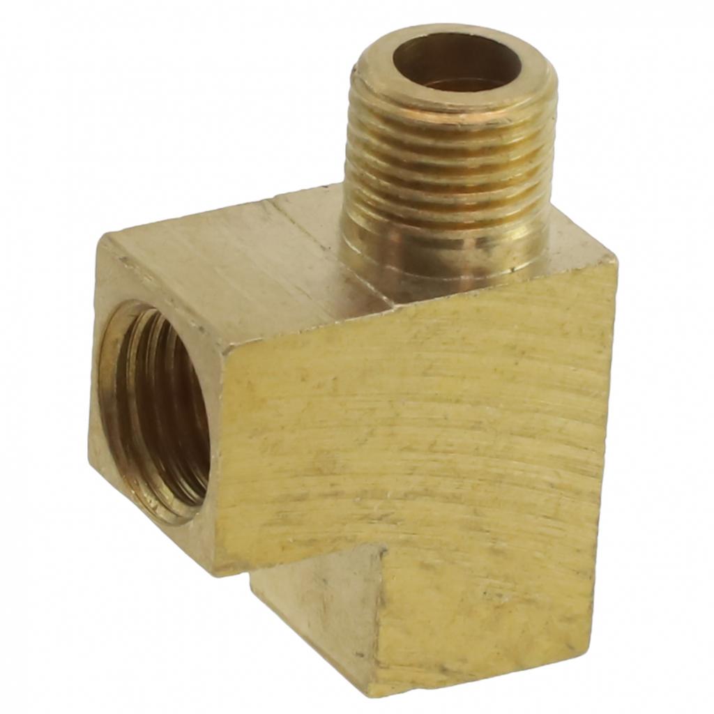 Angle Adapter Brass T Distributor M X Oil Pressure Sensor Connection
