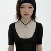 Eireve LETTERING HAIR BAND_BLACK