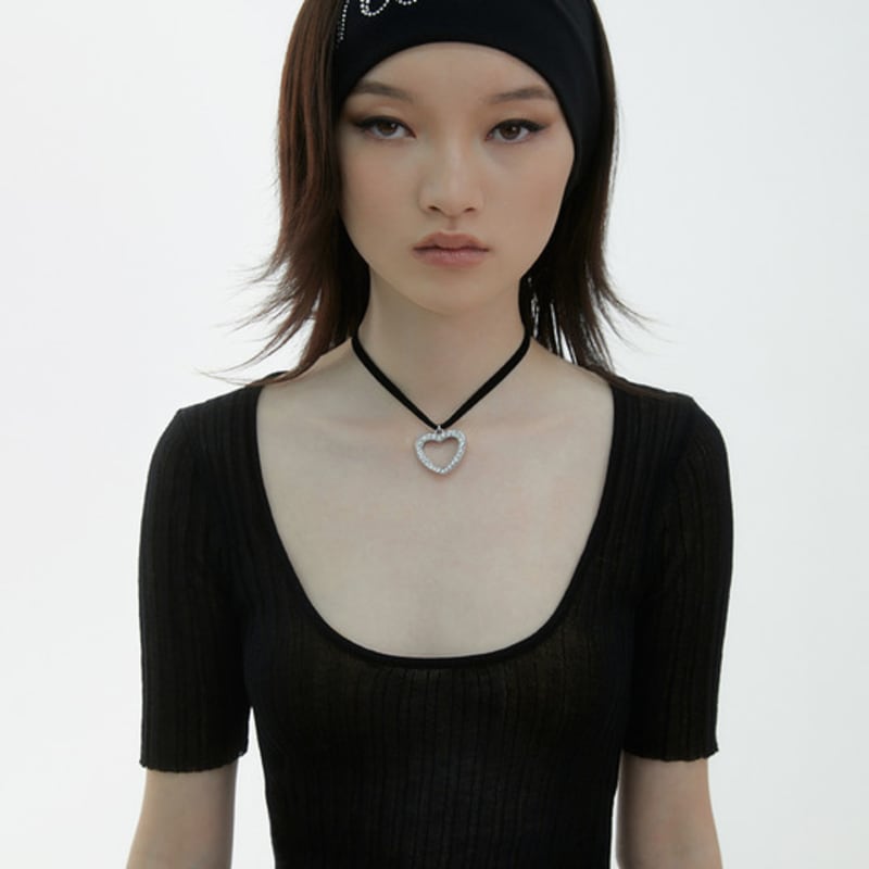 Eireve LETTERING HAIR BAND_BLACK