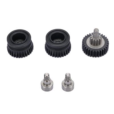 Extruder Gear Kit Black Hardened Steel DLC Coating Double Bearing Gear Kit for K1 K1 Maximum K1C