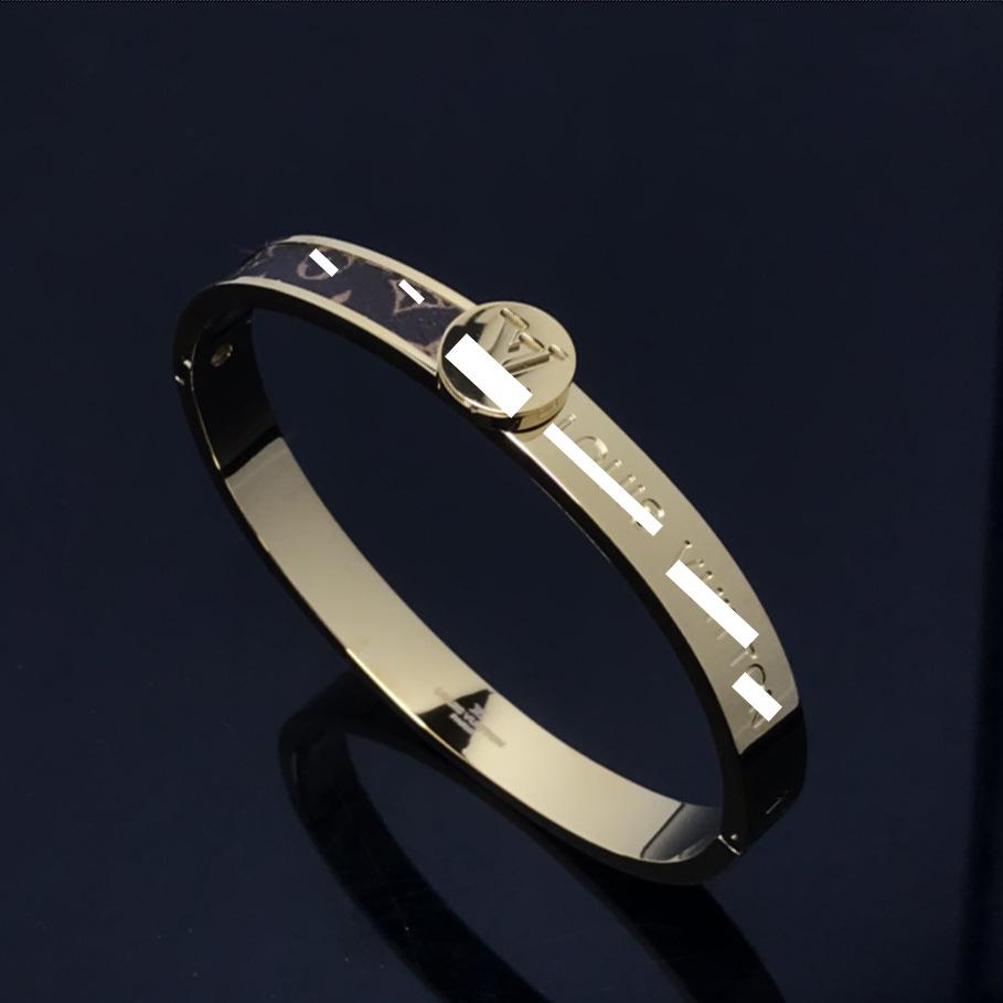 Europäisches & Amerikanisches Vintage Lederarmband mit Farbverlauf und Schloss-Design