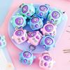 10/20/30Pcs Mini Pop Keychains Toddler Sensory Fidget Playthings Bulk Classroom Prizes Children Birth Date Celebration Favors Present Pouch Fillers