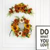 Sunflower Wreath Multifunctional Decorative Artificial Sunflower Summer Wreath for Home