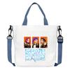 Girls Group Poster Printed Canvas Bag  Style Fan Support Zipper Handbag Women's Bag