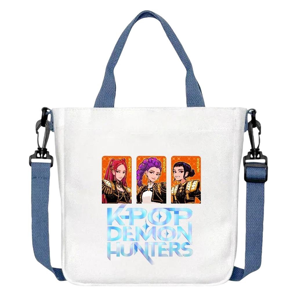 Girls Group Poster Printed Canvas Bag  Style Fan Support Zipper Handbag Women's Bag