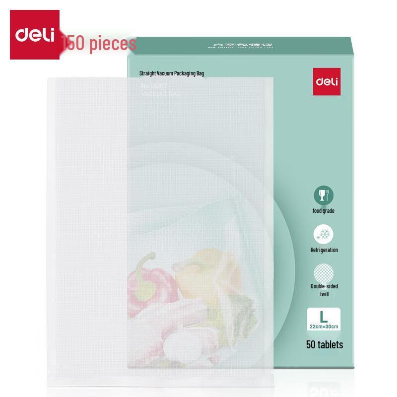 Deli 14912 Food-Grade Vacuum Sealing Bags
