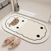 High Grade Diatomaceous Earth In the Bathroom Has Strong Water Absorption, Fast Drying, Anti Fouling, and Anti Slip Foot Pads