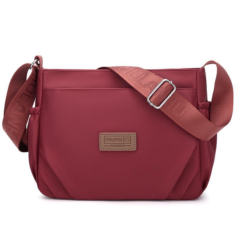 New Versatile Atmospheric Women's Bag Mother Bag Multi-layer Soft Leather Shoulder Messenger Bag Mother-in-law Bag Diagonal Backpack