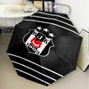 Besiktas Crest Legacy 1903 Umbrella Folding umbrella, automatic umbrella 8-Frame for Travel, camping Use Gift for Halloween Christmas