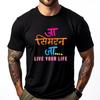 Ja Simran Ja Live Your Life Famous Bollywood Movie Dialogue Black Shirt Graphic Tees Spring Brand Clothing Harajuku