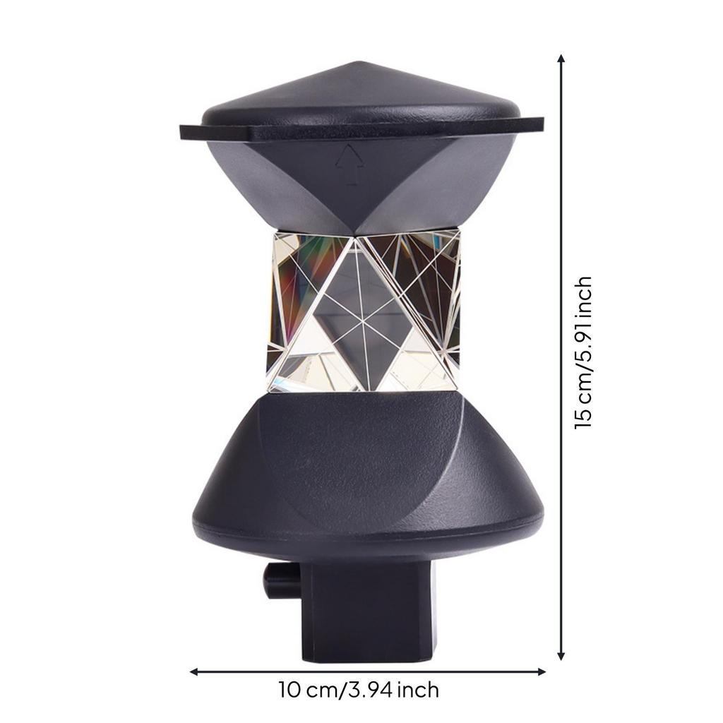 Degree Prism Silver-Coated Surveying Sturdy for Surveyors