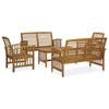 Day and Night - Day and Night Garden Furniture Set 5 Pieces Solid Acacia Wood