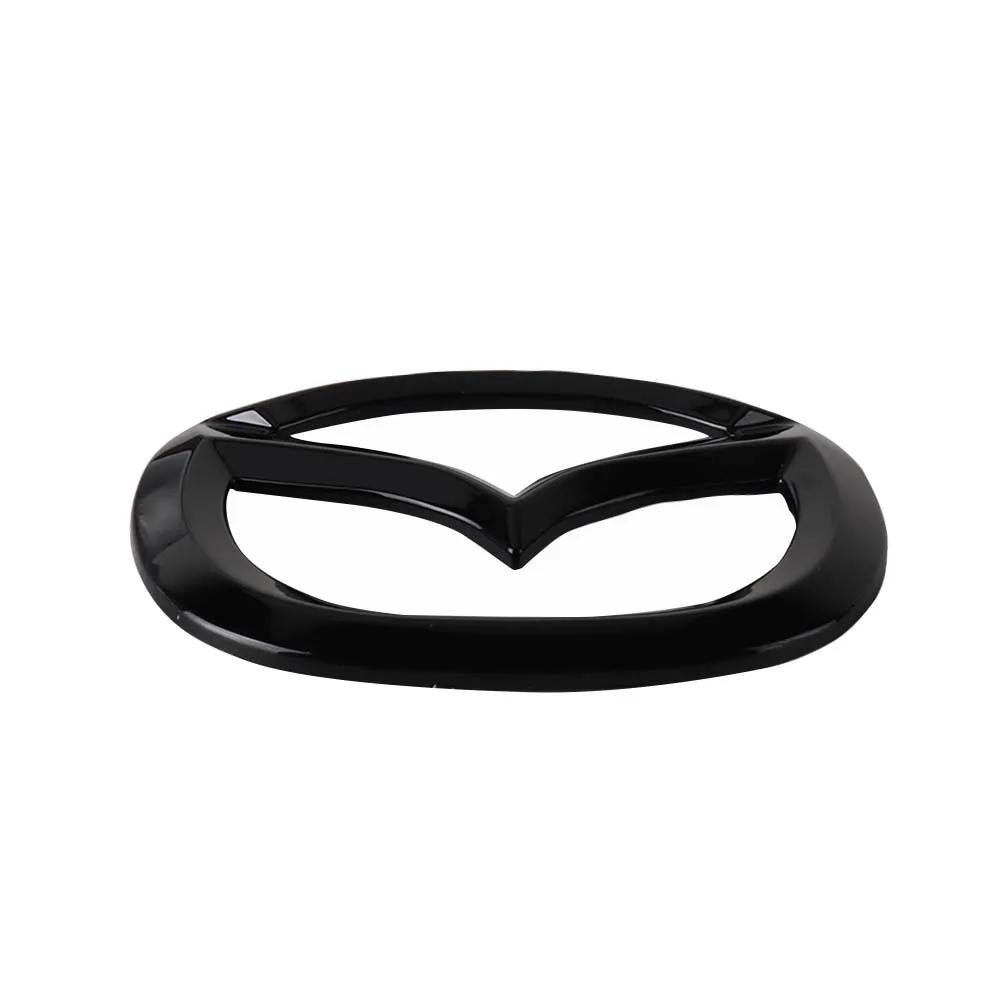 

2025 Hot 3D Car Styling Steer Wheel Emblem Sticker Auto Interior Emblem Accessories for Mazda CX30 MX-5 2 5 CX-3 GJ GL CX-8 MS R for mazda чорний