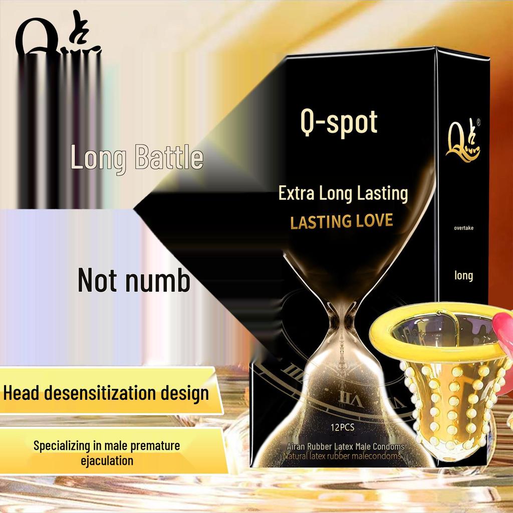 Q-spot Extra Thick Long-Lasting Condoms Set