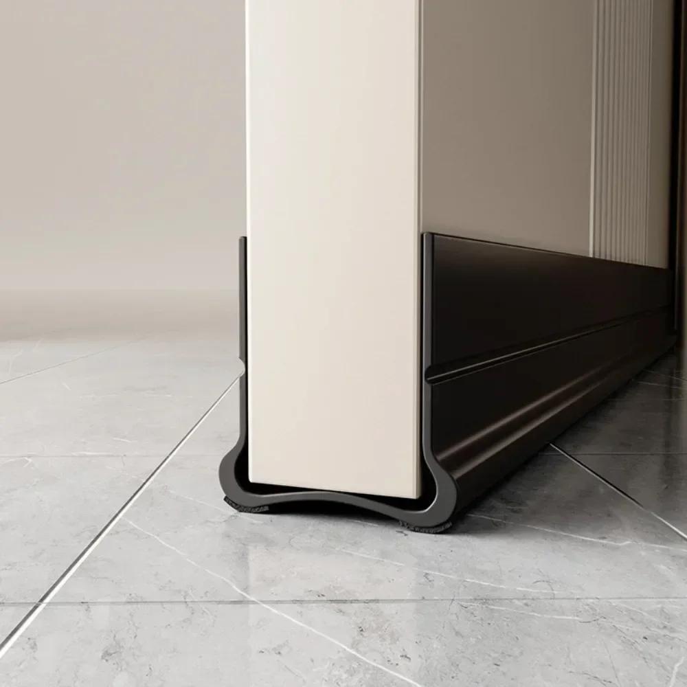 1/2PC Flexible Door Bottom Seal Strip Door  Gap Soundproofing Wind and Dust Proof Weather Strip Under Door Draft Stopper