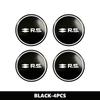 Aluminium Emblem Car Wheel Center Cover Sticker Hub Caps Decal For Renault Symbol Clio 3 4 Sparco Dacia RS Megan Scenic Espace LL8