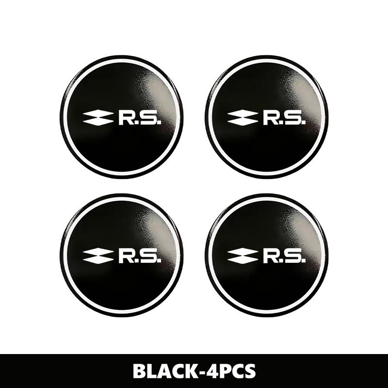 Aluminium Emblem Car Wheel Center Cover Sticker Hub Caps Decal For Renault Symbol Clio 3 4 Sparco Dacia RS Megan Scenic Espace LL8