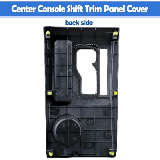 Black Center Console Shifter Bezel Shift Panel Cover Cup Holder Compatible With Toyota Tacoma 2005-2015 Gear Shift Trim