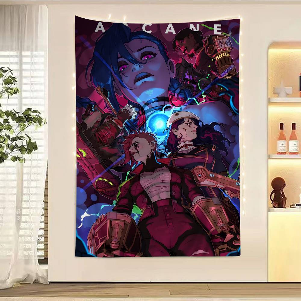 AArcane LLOL Classic Animation Cartoon Tapestry Wall Hanging Decoration Household Home Decor