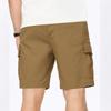 Men's Summer Solid Color Casual Multi-Pocket Sport Cargo Shorts