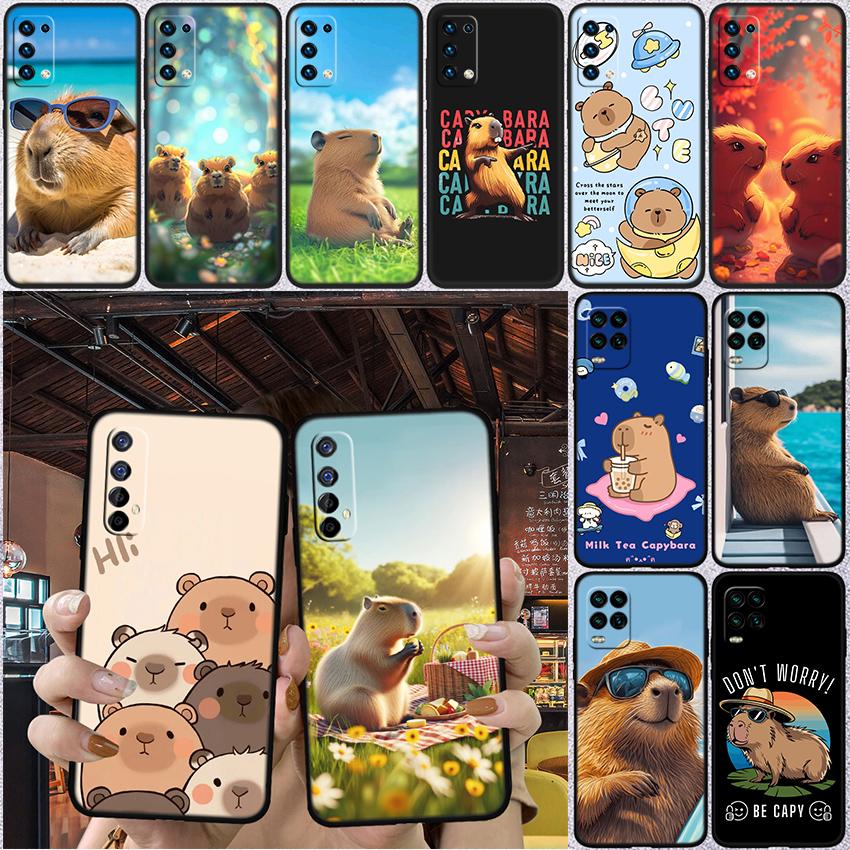 Cute Capybara Case for Samsung Galaxy A01 A02 A02S A03 Core A03S A05 A05S A06 A10 A10S A16 A20 A20S A35 S10 Lite Plus S10e