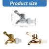 K1AE Golden Tap for Wine Barrels Easy Installation Home Essential Barrels Spigot