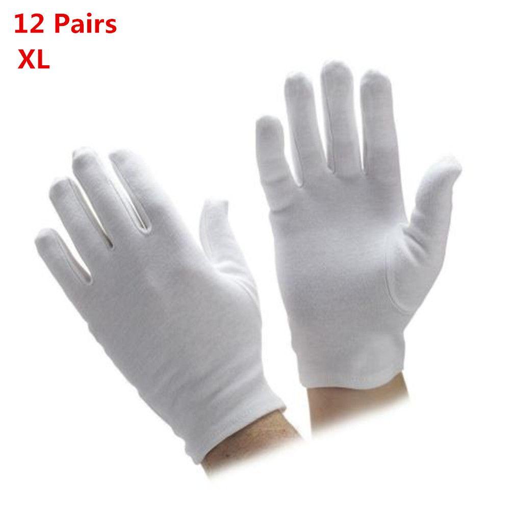 Health Care Anti Dust Comfortable Beauty Magician Etiquette Gloves 100% Cotton White Gloves Work