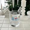 Christmas Snowman Glass Cup Set