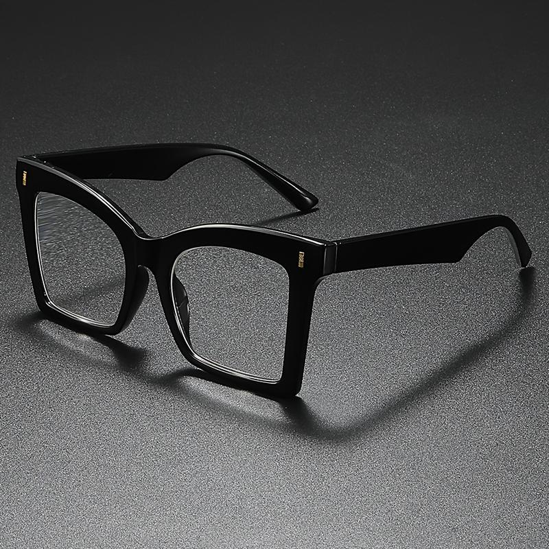 Classic Black Frame Presbyopia Glasses Big Frame Blocking Blue Light Reading Glasses Eyewear +1.0+1.5+2.0+3.0+3.5+4.0 Unisex