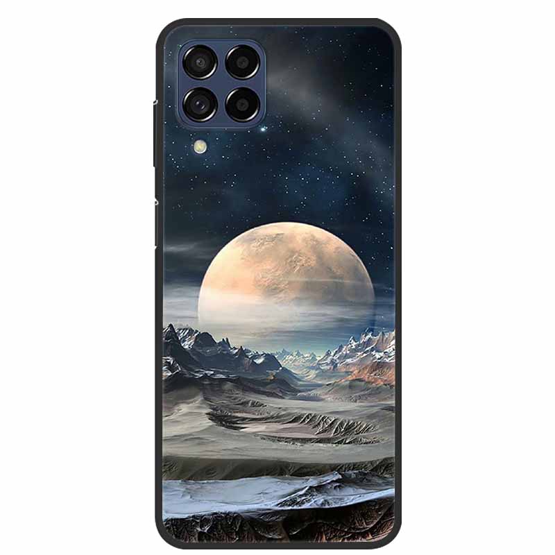 Für Samsung Quantum3 Hülle Blumen TPU Weiches Silikon Rückabdeckung Handyhülle Für Samsung Galaxy Quantum 3 5G Hülle SM-M536S Funda