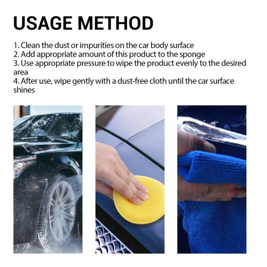 2/3Pcs Car Scratch Repair Paste with Sponge 100ml Professional Scratch Remover Kit