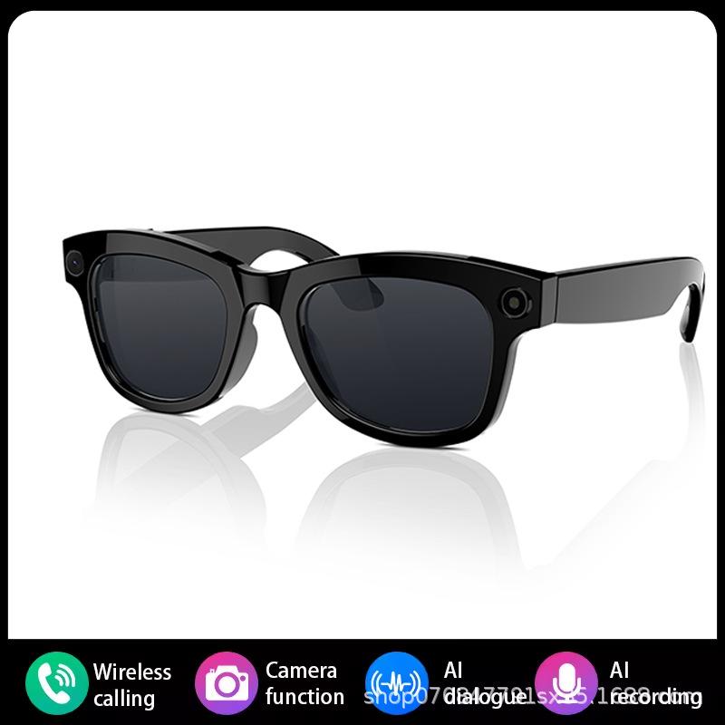 

M01pro Чорні Розумні Окуляри: 500 Вт HD камера, Розпізнавання об єктів, Музика та Переклад.