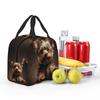 Yorkshire Terrier Dog Being Cute Insulated Lunch Bag for Women Children Portable Food Boxes Thermal Lunch Box Tote
