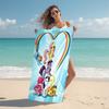 1Pc Little Pony Friendship Beach Towel Microfiber Beach Towel Thin Absorbent For Beach Swimming Yoga Bath Sports 0917126