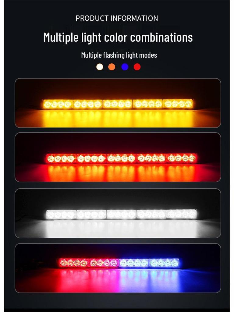LED Strobe Warning Light for Truck and Lorry Roofs - Pilot, Rescue, and Lightning Strobe Bar