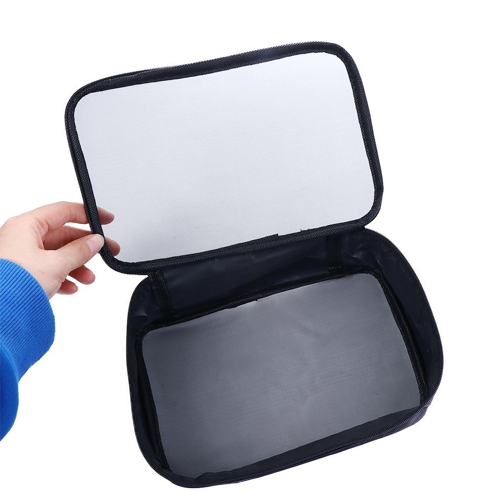 Zipper Travel Makeup Organizer Wash Pouch Storage Bag Mesh Cosmetic Bag Bath Storage Makeup Case