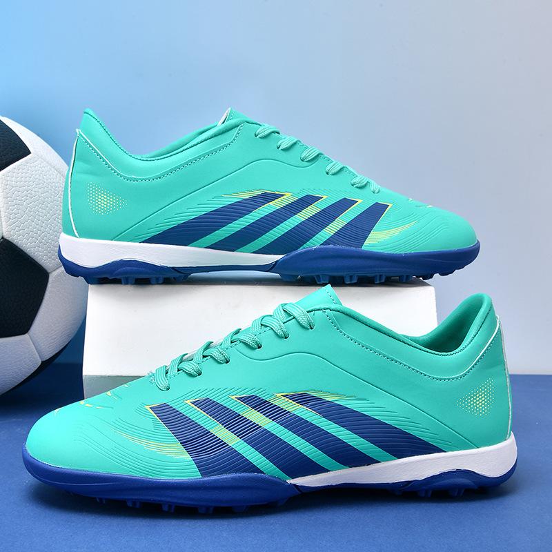 Popular New High-Top Football Shoes Men'S And Women'S Long Nails And Broken Nails Artificial Grass Professional Football Shoes